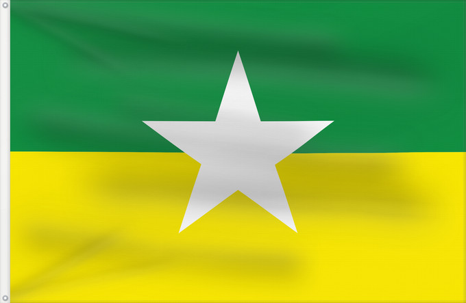 Flag, with two metal eyelets and reinforced hoist: Zarzal Zarzal, Valle del Cauca, Colombia
