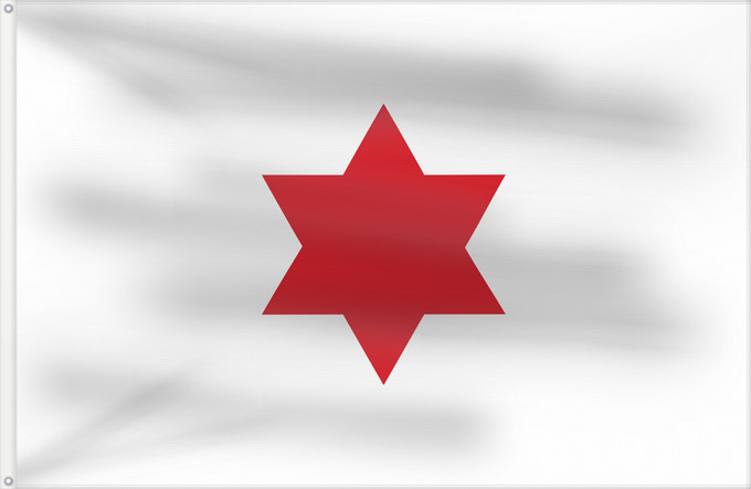 Flagge, mit zwei Metallösen und verstärktem Besatzband: Costa Rica 1823-1824 Costa Rica (1823-1824) Costa Rica 1823-1824, by User Fornax