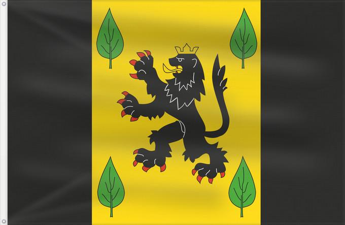 Flag, with two metal eyelets and reinforced hoist: Březník TR Municipal flag of Březník village Březník Vesnice Březník, okres Třebíč