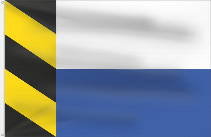 Flagge, mit zwei Metallösen und verstärktem Besatzband: Becov Municipal flag of Bečov village Bečov (Municipalité) Bečov (Municipio) Bečov (Gemeinde) Bečov (Comune) Bečov, okres Most