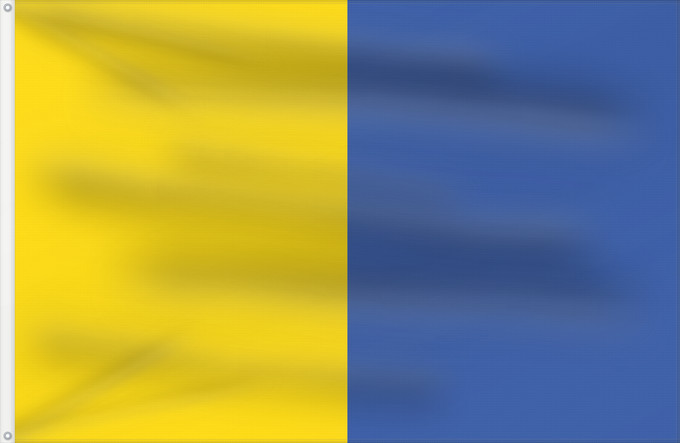 Flag, with two metal eyelets and reinforced hoist: Bohdalovice Bohdalovice village in Czechia