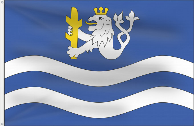 Flag, with two metal eyelets and reinforced hoist: Bohusovice nad Ohri Municipal flag of Bohušovice nad Ohří town Bohušovice nad Ohří Města Bohušovice nad Ohří, okres Litoměřice
