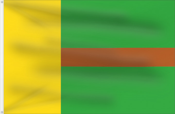 Flag, with two metal eyelets and reinforced hoist: Bor u Skutce Bor u Skutče Bor u Skutče village in Czechia