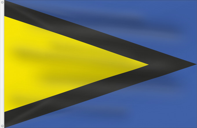 Flag, with two metal eyelets and reinforced hoist: Boranovice Bořanovice village in Czechia