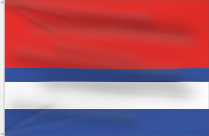 Flag, with two metal eyelets and reinforced hoist: Brezova nad Svitavou	Březová nad Svitavou