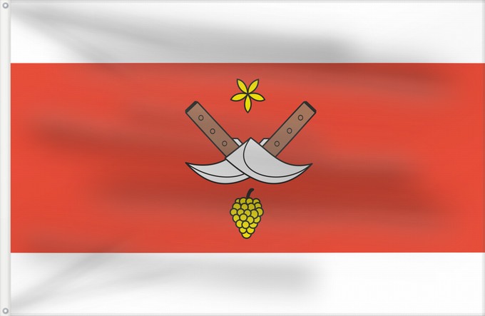 Flag, with two metal eyelets and reinforced hoist: Brno-Chrlice vlajka	Brno-Chrlice	Městské části Brna-Chrlice