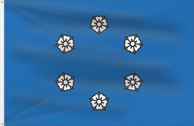 Flag, with two metal eyelets and reinforced hoist: Brno-Komín vlajka	Brno-Komín	Městské části Brna-Komína