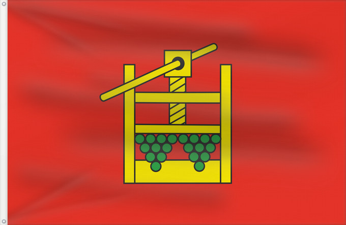 Flag, with two metal eyelets and reinforced hoist: Brno-Líšeň vlajka Brno-Líšeň Městské části Brna-Líšně