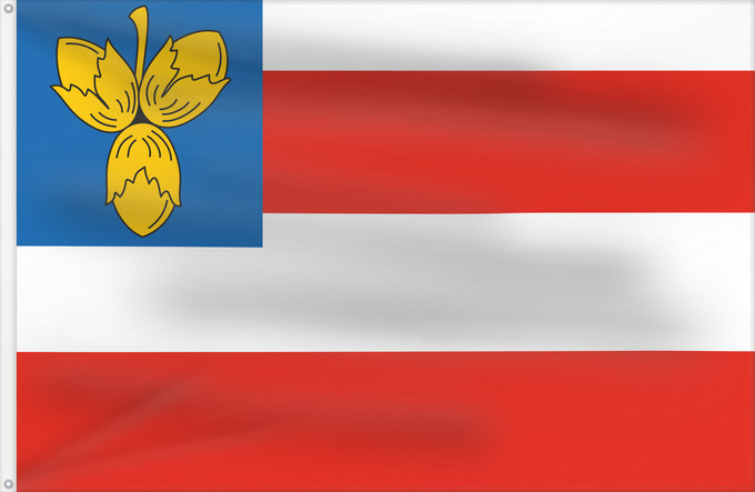 Flag, with two metal eyelets and reinforced hoist: Brno-Nový Lískovec vlajka Brno-Nový Lískovec Městské části Brna-Nového Lískovece