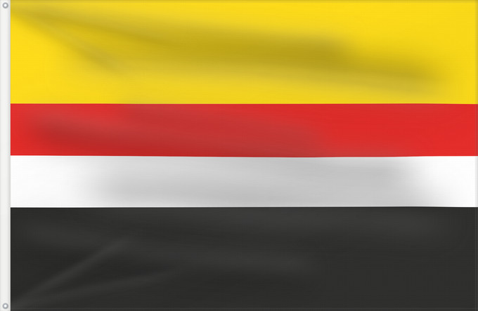 Flag, with two metal eyelets and reinforced hoist: Brno-střed vlajka	Brno-střed	Městské části Brna-středu