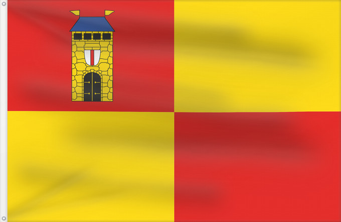 Flag, with two metal eyelets and reinforced hoist: Budišov TR This W3C-unspecified vector image was created with Inkscape Budišov Vesnice cs Budišov, okres Třebíč