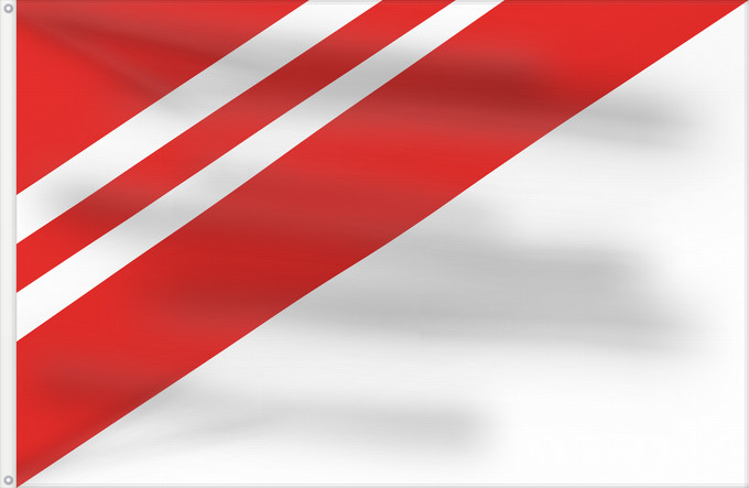 Drapeau, avec deux œillets métalliques et guindant renforcé : Chotenov	Chotěnov  village in Czechia