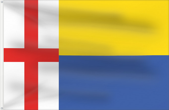 Flag, with two metal eyelets and reinforced hoist: Cizkovice	Municipal flag of Čížkovice village	Čížkovice	Čížkovice, okres Litoměřice