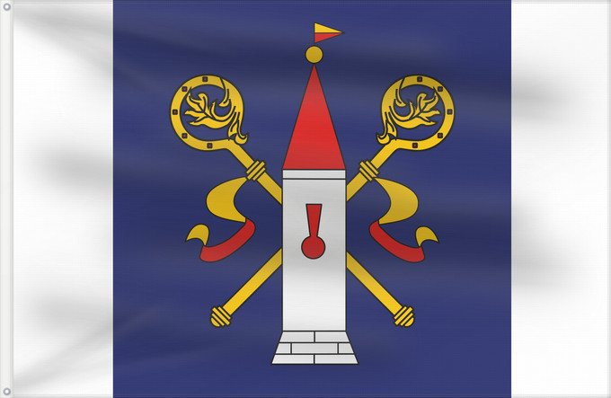 Flag, with two metal eyelets and reinforced hoist: Damníkov CZ