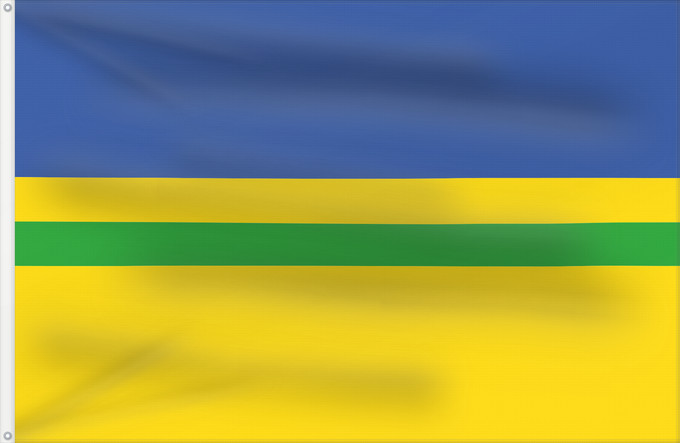 Drapeau, avec deux œillets métalliques et guindant renforcé : Destnice	Deštnice  village in Czechia