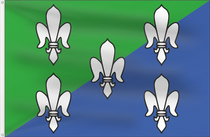 Flag, with two metal eyelets and reinforced hoist: Divcice CZ