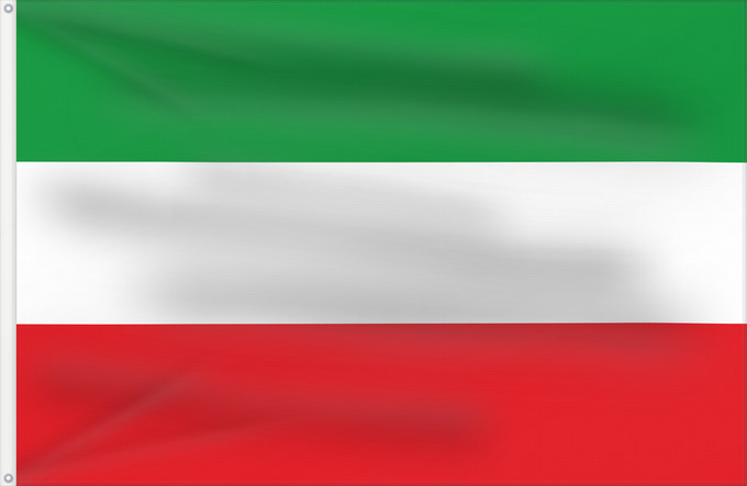 Bandera, con dos ojales metálicos y lado del asta reforzado: North Rhine-Westphalia	Civil flag of North Rhine-Westphalia	Rhénanie-du-Nord - Westphalie	Renania del Norte-Westfalia	Landesflagge Nordrhein-Westfalens	Renania Settentrionale-Vestfalia	Banniel Nordrhein-Westfalen