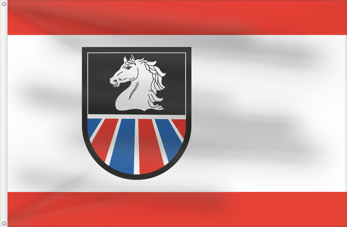 Flag, with two metal eyelets and reinforced hoist: Breitenfelde Municipality Breitenfelde in Schleswig-Holstein Gemeinde Breitenfelde im Kreis Herzogtum Lauenburg