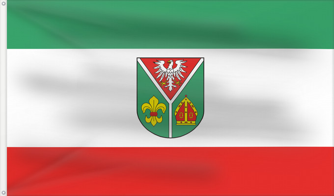 Flag, with two metal eyelets and reinforced hoist: Landkreises Ostprignitz-Ruppin	District of Ostprignitz-Ruppin, Germany	L’arrondissement de Prignitz-de-l’Est-Ruppin	Ostprignitz-Ruppin