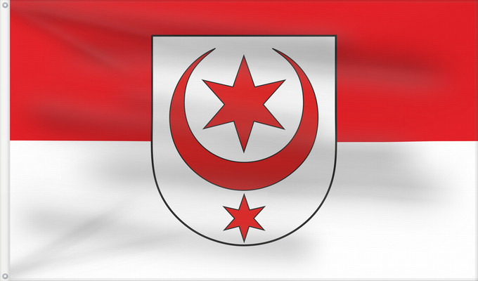 Flag, with two metal eyelets and reinforced hoist: Halle Saale City of Halle Saale Halle (Saale) Stadt Halle Saale