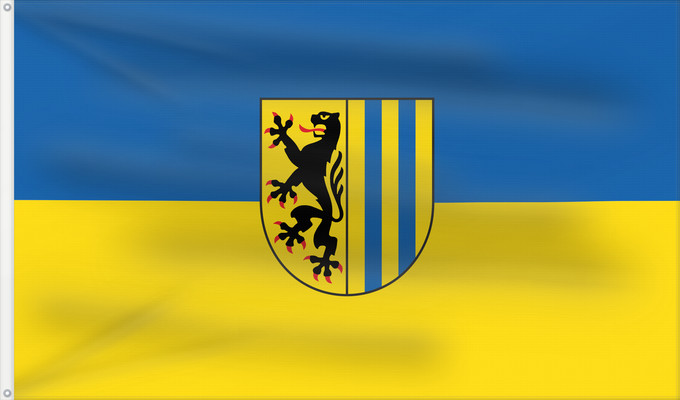 Flag, with two metal eyelets and reinforced hoist: Leipzig City of Leipzig Stadt Leipzig