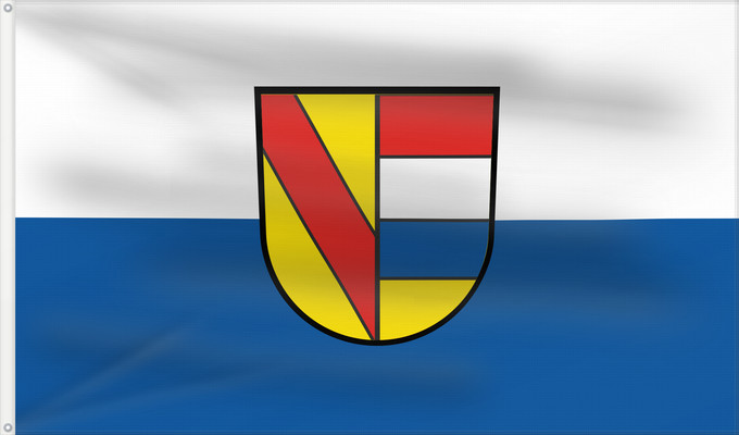 Flag, with two metal eyelets and reinforced hoist: Pforzheim Stadt Pforzheim
