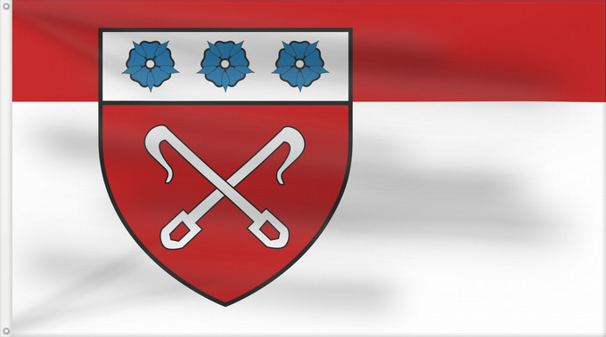 Bandera, con dos ojales metálicos y lado del asta reforzado: Rahden Rahden, Germany