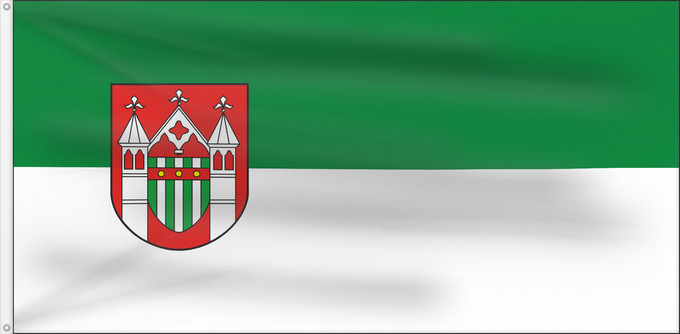 Flag, with two metal eyelets and reinforced hoist: Stadt Brakel It is easy to put a border around this flag image Ville d Allemagne de Brakel Brakel