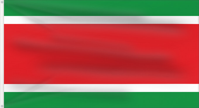 Bandera, con dos ojales metálicos y lado del asta reforzado: Algeria 1700 A historical flag of Algeria, around 1700 L un des drapeaux historiques de l Algérie alentours de 1700 Argelia (1700) Algerien (1700) Algeria (1700)