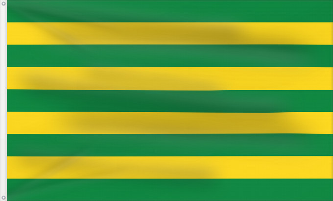 Flagge, mit zwei Metallösen und verstärktem Besatzband: Canton Gualaceo Gualaceo Canton, Ecuador Canton de Gualaceo Cantón Gualaceo, Ecuador Gualaceo-Kanton