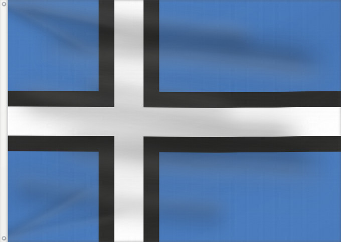 Bandiera, con due occhielli metallici e lato dell'asta rinforzato: Estonian alternative flag proposal	Proposal for a new Estonian flag including the Nordic Cross
