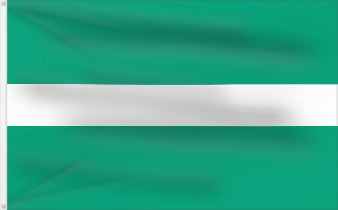 Flag, with two metal eyelets and reinforced hoist: Et-Valga Former urban municipality of Valga until 2017 Valga (ancienne municipalité urbaine jusqu'en 2017) Valga (antigua municipalidad urbana hasta 2017) Valga (ehemalige Stadtgemeinde bis 2017) Valga (ex comune urbano fino al 2017)