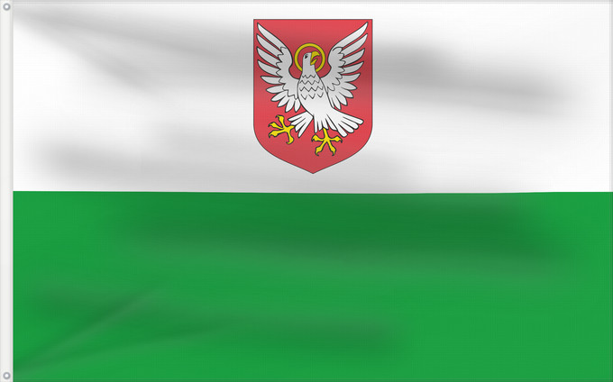 Drapeau, avec deux œillets métalliques et guindant renforcé : Läänemaa lipp