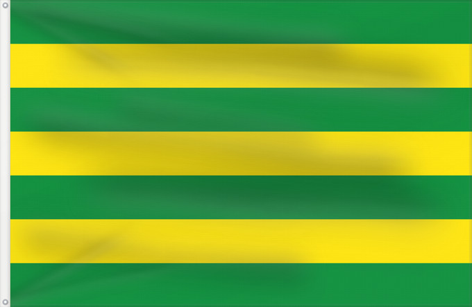 Drapeau, avec deux œillets métalliques et guindant renforcé : Nissi	Municipal flag of Nissi  Estonia