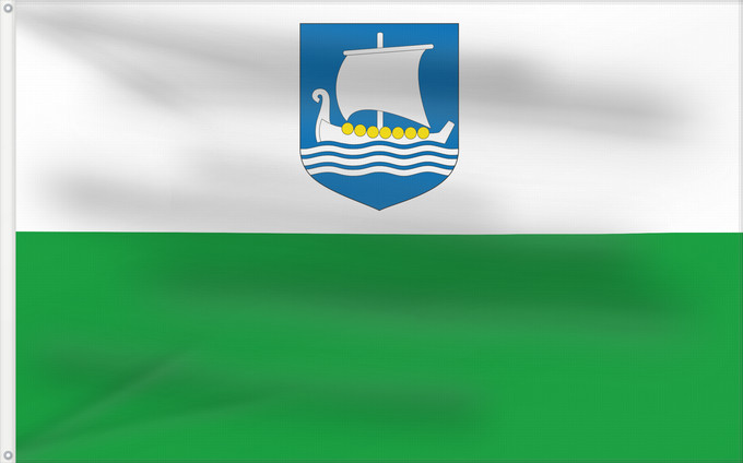 Flag, with two metal eyelets and reinforced hoist: Saaremaa lipp	Saaremaa