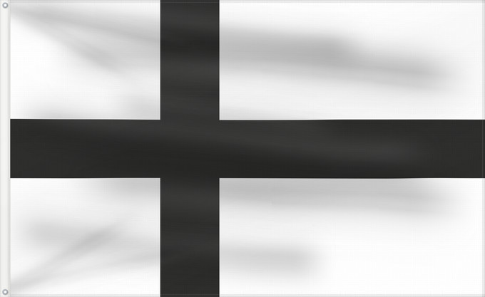 Flag, with two metal eyelets and reinforced hoist: United Baltic Duchy
