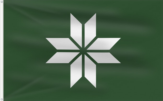 Flag, with two metal eyelets and reinforced hoist: Võro Võros