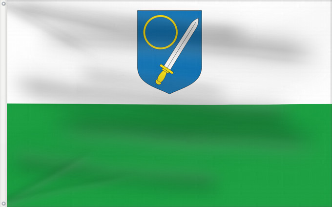 Drapeau, avec deux œillets métalliques et guindant renforcé : Võrumaa lipp