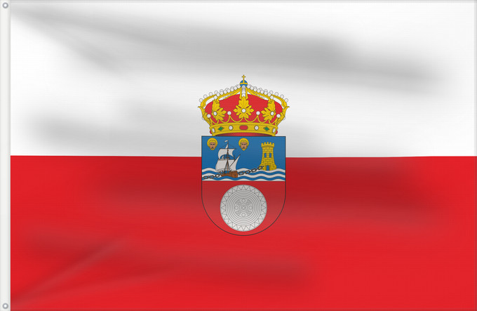 Bandera, con dos ojales metálicos y lado del asta reforzado: Cantabria	Cantabrie	Cantabria  España  La bandera propia de Cantabria es la formada por dos franjas horizontales de igual anchura	Kantabrien