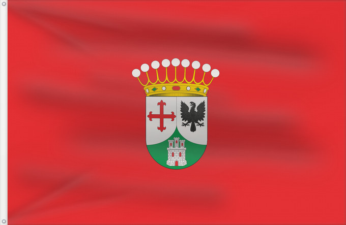 Bandera, con dos ojales metálicos y lado del asta reforzado: Alcobendas	D Alcobendas	Alcobendasko bandera	E Alcobendas	Bandièra d Alcobendas