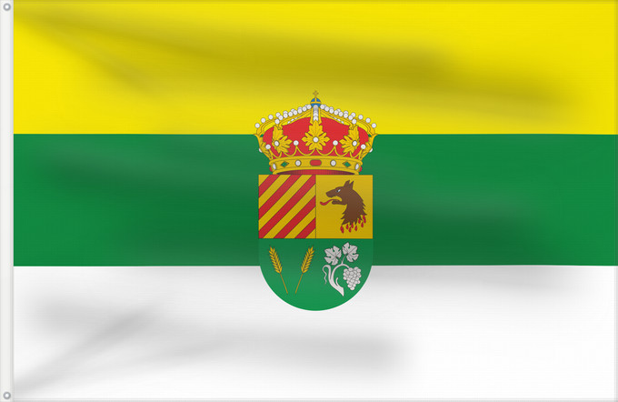 Flag, with two metal eyelets and reinforced hoist: Algete	D Algete	E Alcorcón	Alcorcón	Bandièra d Alcorcón