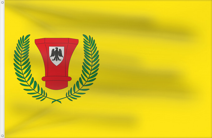 Bandera, con dos ojales metálicos y lado del asta reforzado: Ambel	Ambel-Zaragoza-Spain	Ambel-Zaragoza