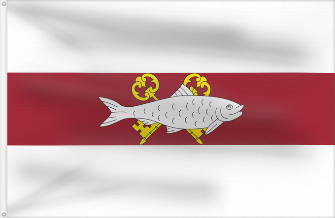 Bandera, con dos ojales metálicos y lado del asta reforzado: Andújar Spain	Andújar, in Jaén province, Spain	Andújar	Paño rectangular