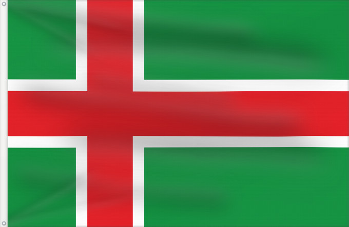 Bandera, con dos ojales metálicos y lado del asta reforzado: Arcenillas Spain