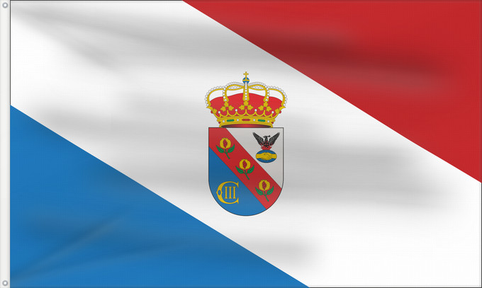 Bandera, con dos ojales metálicos y lado del asta reforzado: Arenas del Rey  Granada	Arenas del Rey, Granada, Spain	Arenas del Rey	Arenas del Rey, Granada, España