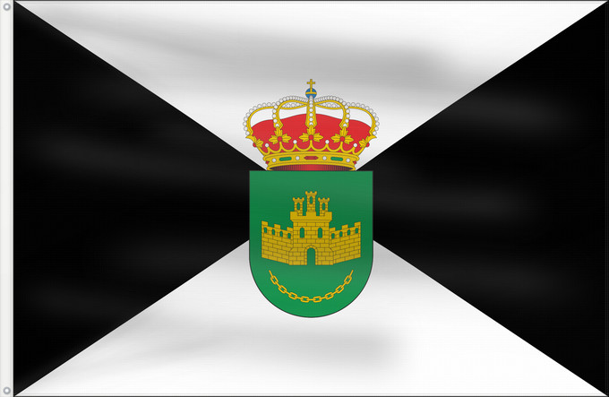 Bandera, con dos ojales metálicos y lado del asta reforzado: Arjonilla  Jaén	Arjonilla, Jaén, Spain	Arjonilla	Arjonilla, Jaén, España