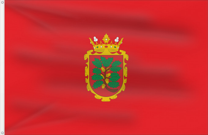 Bandera, con dos ojales metálicos y lado del asta reforzado: Astorga Spain	Astorga	Rectangular