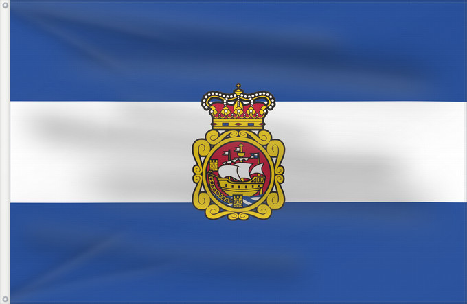 Flag, with two metal eyelets and reinforced hoist: Aviles
