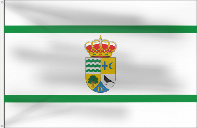 Bandera, con dos ojales metálicos y lado del asta reforzado: Benalauría Málaga Benalauría, Málaga, Spain Benalauría Benalauría, Málaga, España