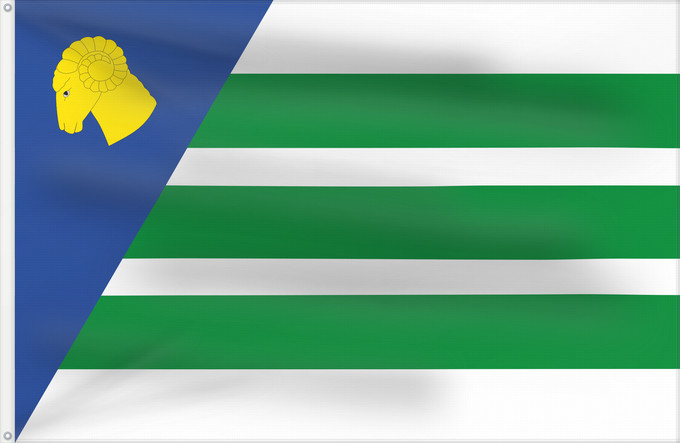 Drapeau, avec deux œillets métalliques et guindant renforcé : El Buste	El Buste-Zaragoza-Spain	El Buste-Zaragoza